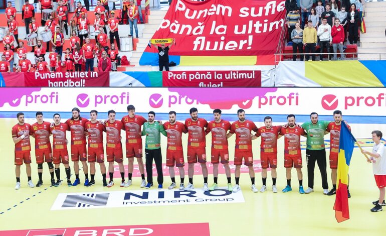 Naționala masculină de handbal a României, învinsă fără drept de apel de Austria, în preliminariile EURO 2024