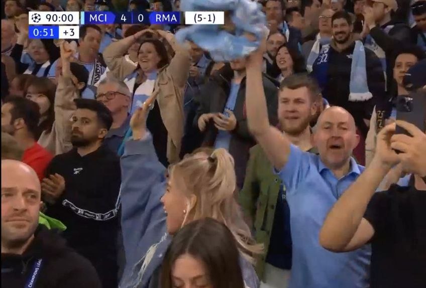 O vedetă din România a sărbătorit calificarea lui Manchester City în finala Ligii Campionilor