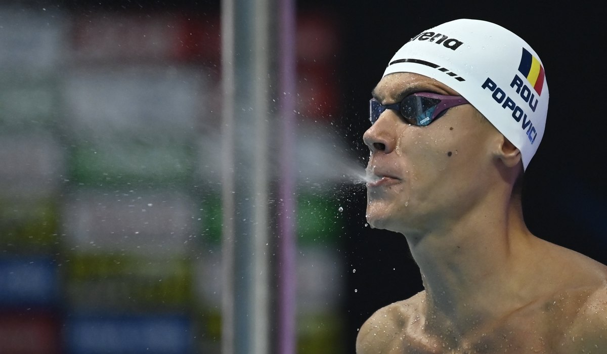 Campionul mondial David Popovici, victorie clară și în Cupa României. Rezultatul de la 100 metri liber