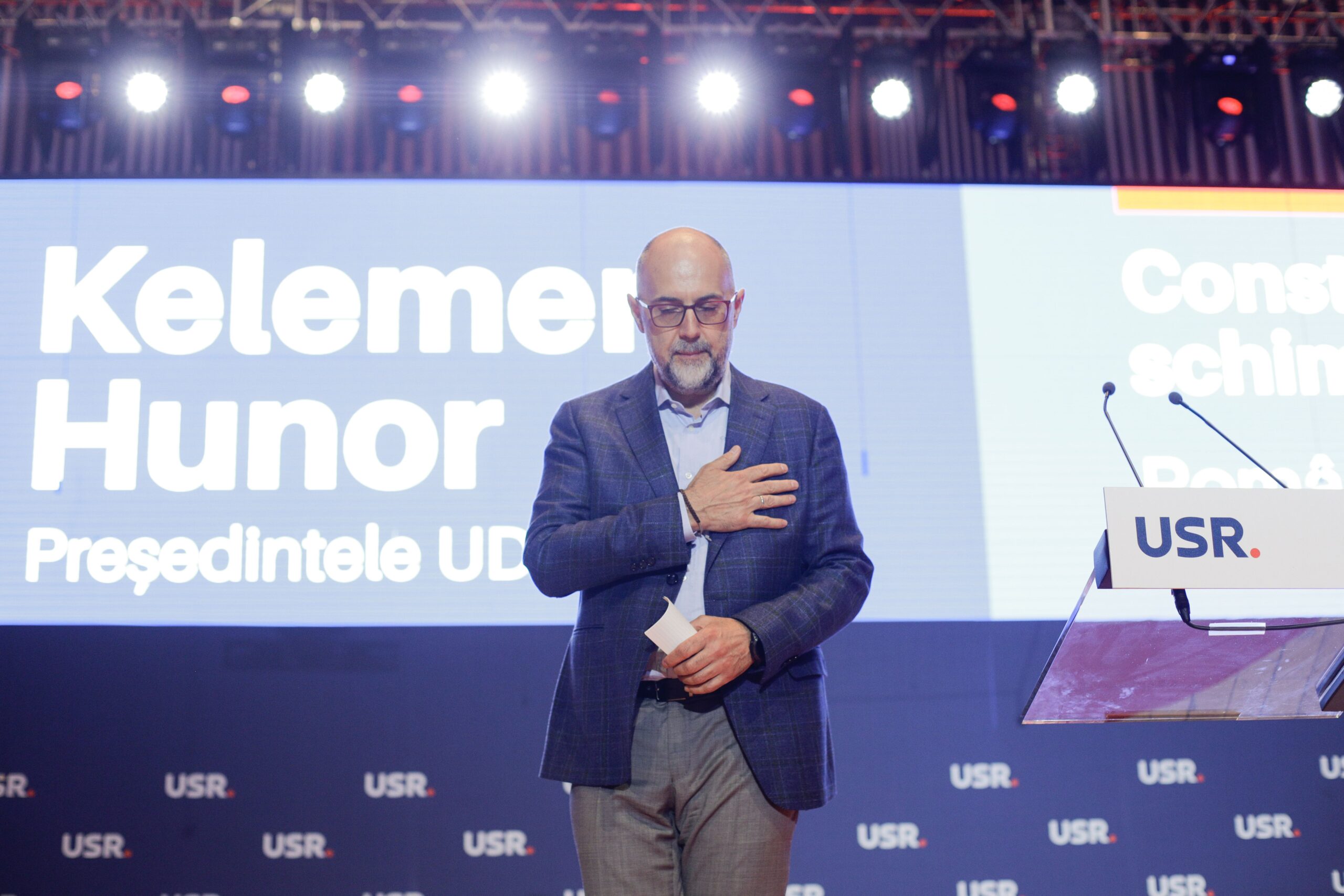 Kelemen Hunor, la congresul USR: Bine v-am găsit după aterizarea noastră forțată