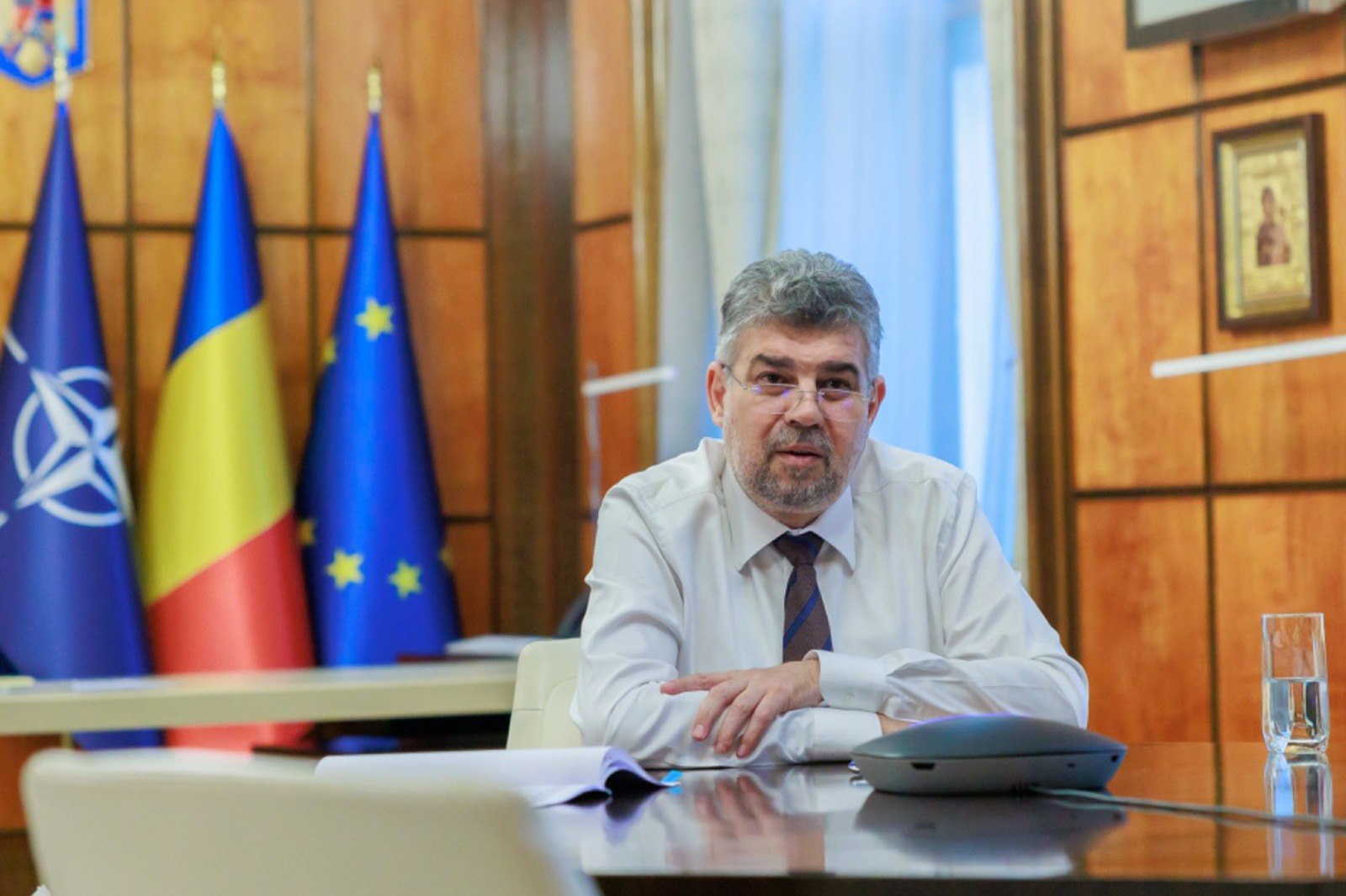 Marcel Ciolacu, discuție telefonică cu omologul ucrainean. Reconstrucția Ucrainei, printre subiectele abordate