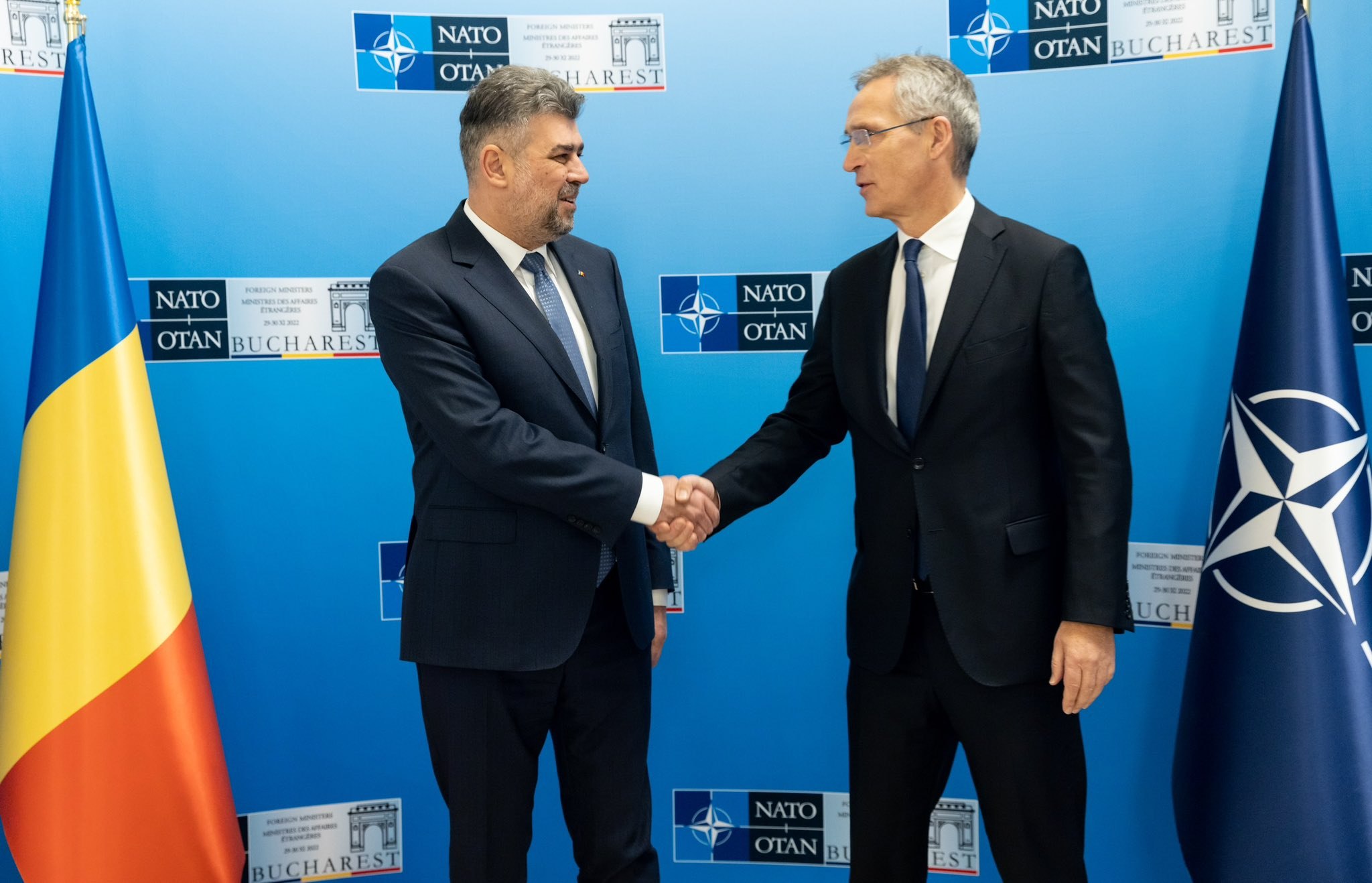 Ciolacu, după prelungirea mandatului lui Stoltenberg la șefia NATO: România va lucra îndeaproape pentru consolidarea Flancului Estic