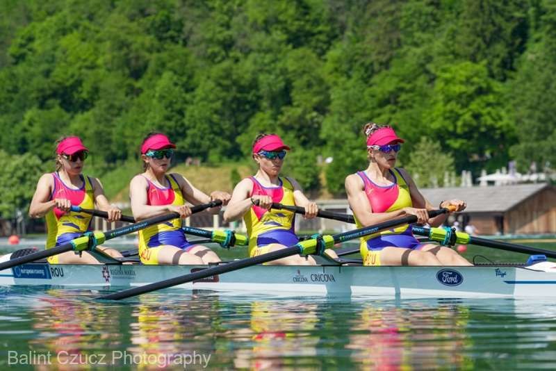 Echipajul feminin de patru rame al României, calificat direct în finala Cupei Mondială la canotaj de la Lucerna