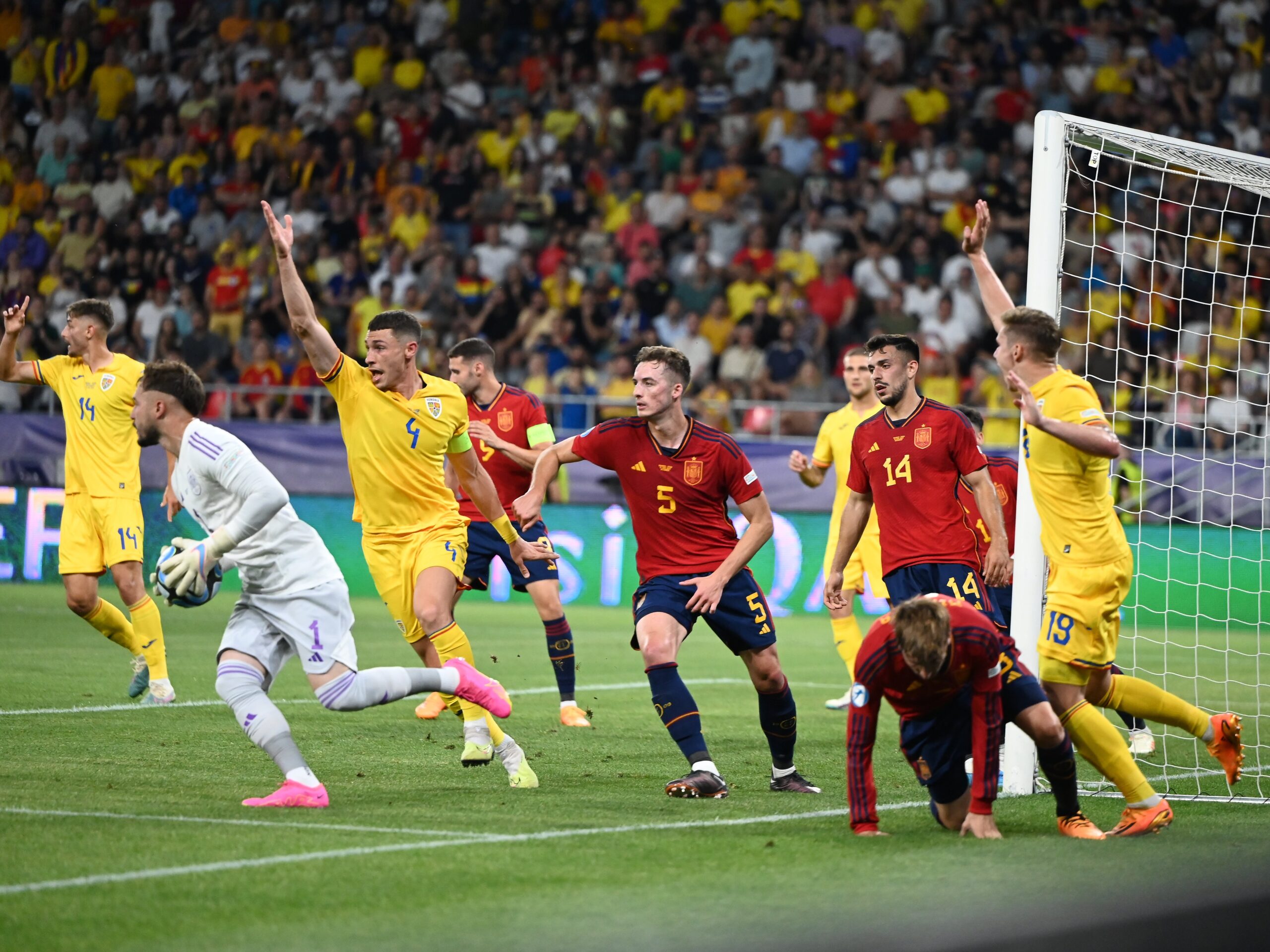 Finala EURO 2023 U21. Spania a mulțumit României și a plecat să răpună Anglia