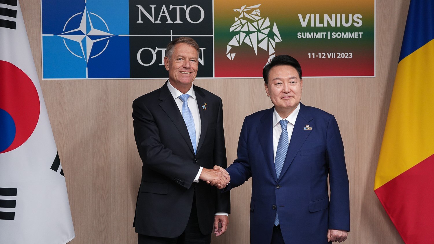 Iohannis, întâlniri la nivel înalt la Summitul de la Vilnius. Cu cine a discutat președintele României