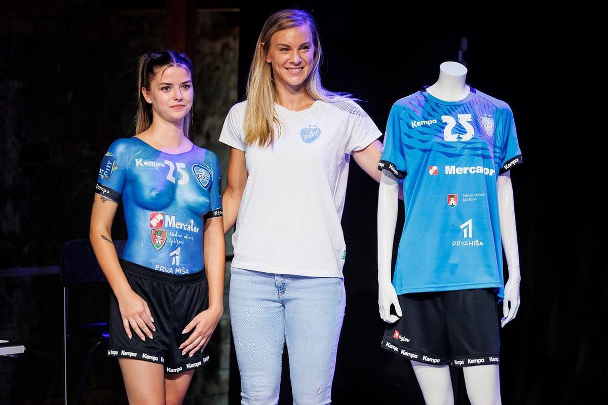 La bustul gol! Krim Ljubljana, prezentare inedită a noului echipament GALERIE FOTO