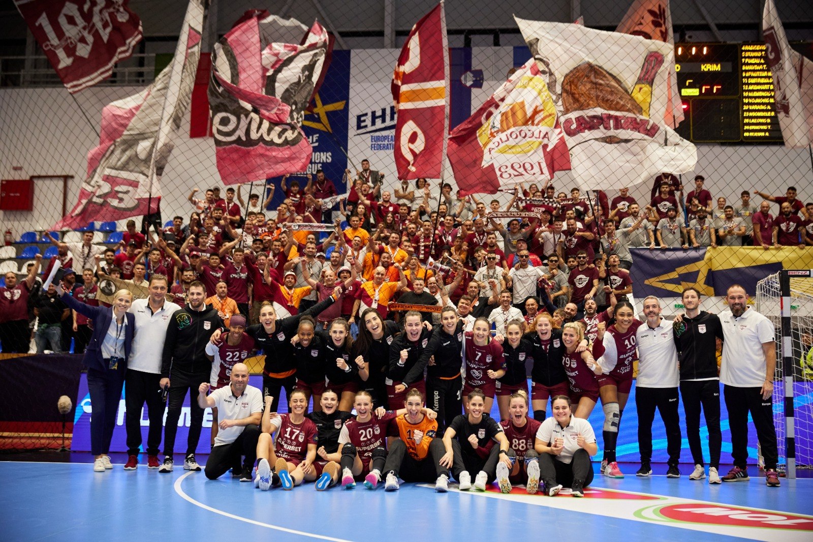 Handbalistele de la Rapid București au obținut a doua victorie în Liga Campionilor