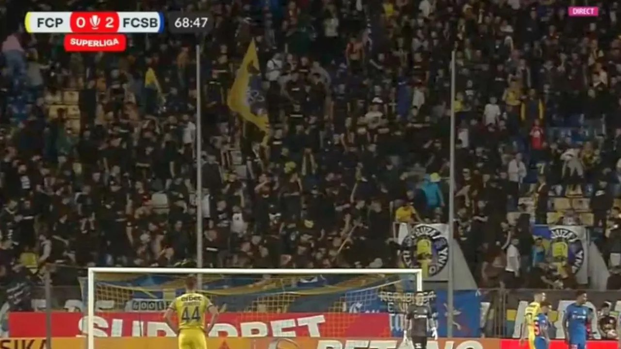 Jandarm rănit la meciul Petrolul-FCSB. De la ce a pornit altercația