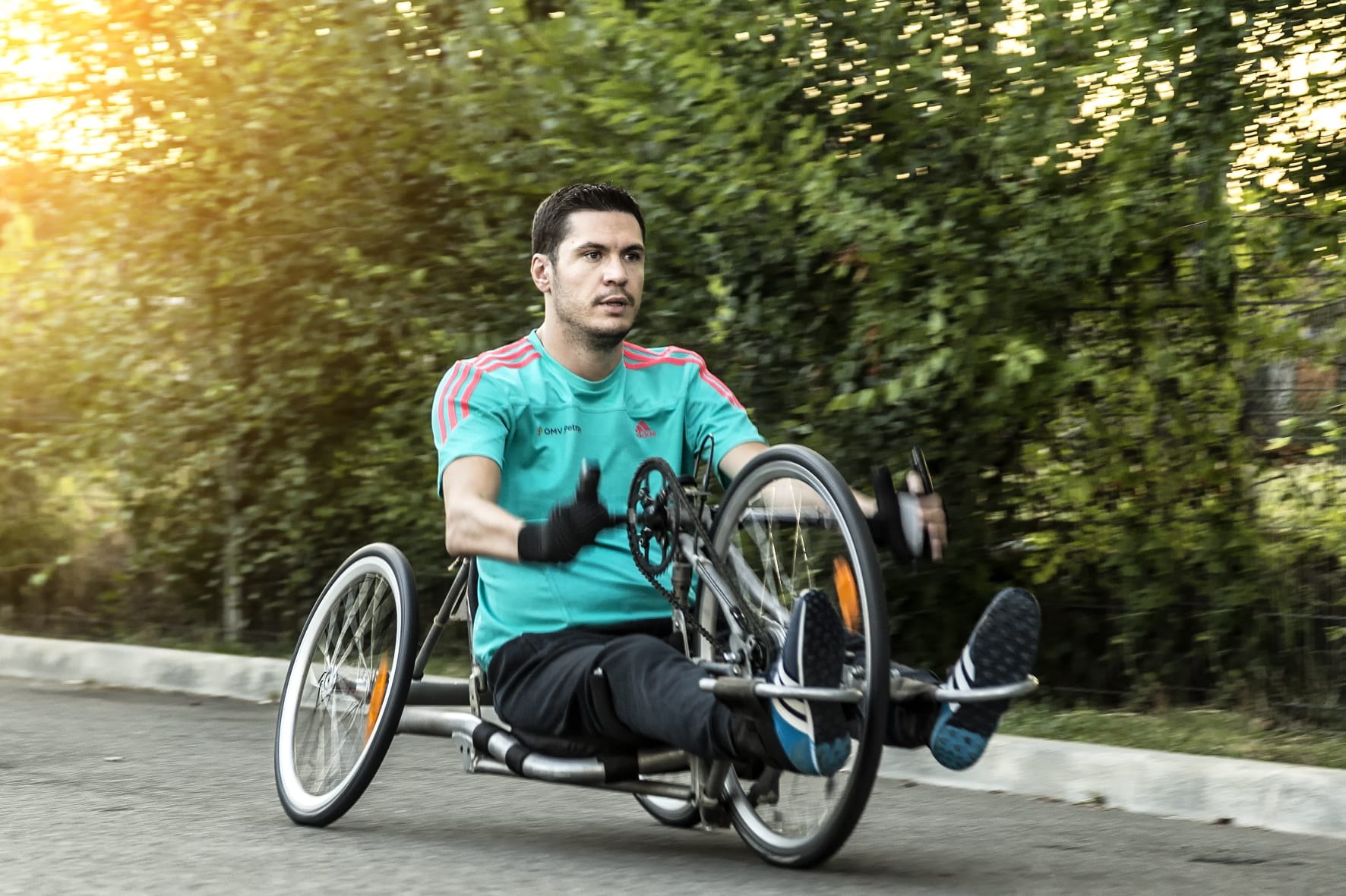 PORTRET „Mai departe“ cu George Baltă, fost rugbist și maratonist în scaun cu rotile FOTO