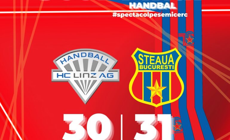 Handbal: CSA Steaua Bucureşti s-a calificat în optimi la EHF European Cup
