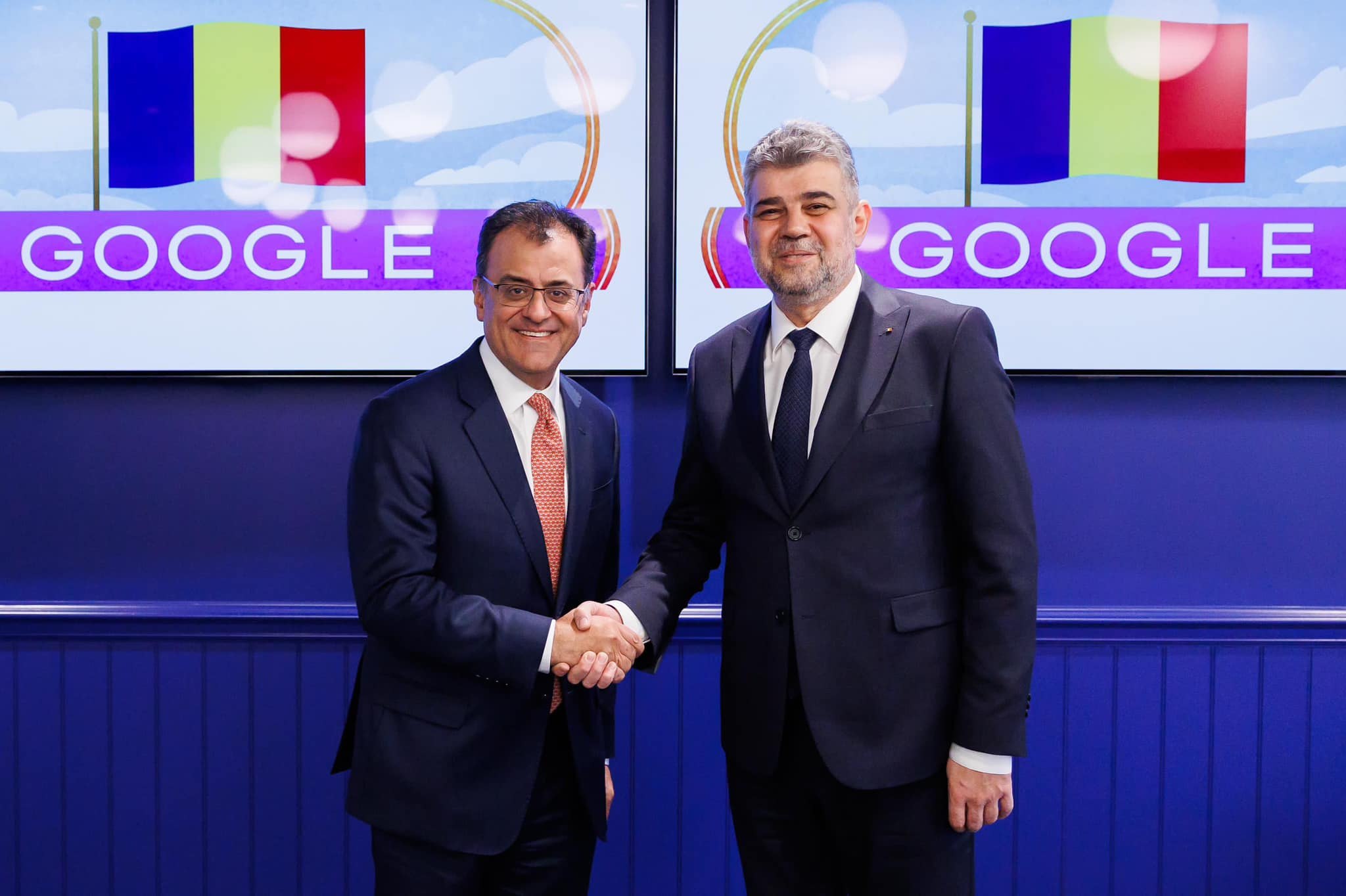 Ciolacu s-a întâlnit cu șefii Google: „Avem nevoie de parteneri de anvergură”