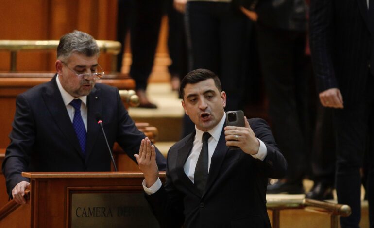 Scandal în Parlament în timpul discursului lui Ciolacu despre bugetul pentru 2024 FOTO