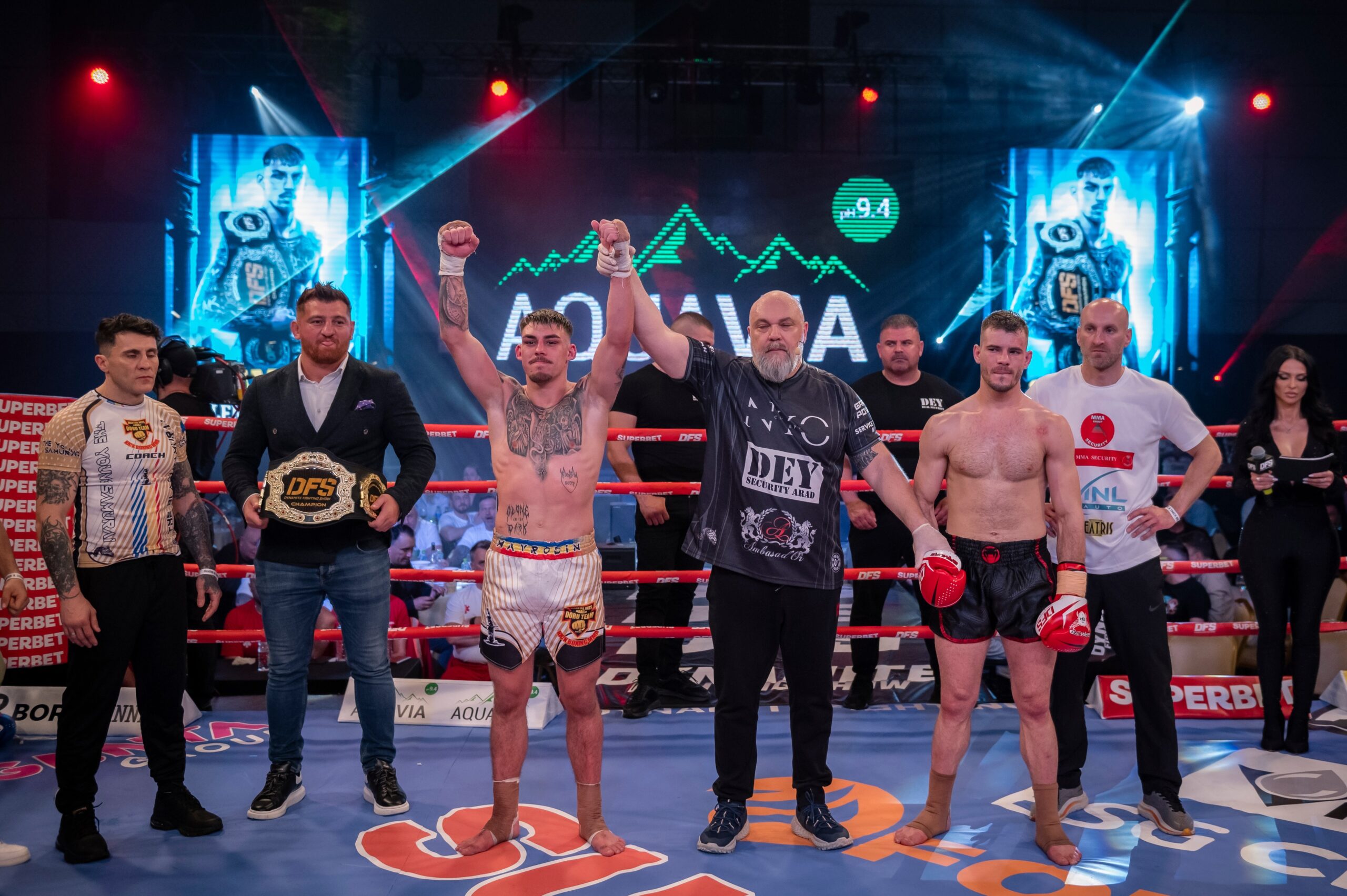 Dynamite Fighting Show, nebunie la Baia Mare: Andrei Ostrovanu, revenire ca în Rocky