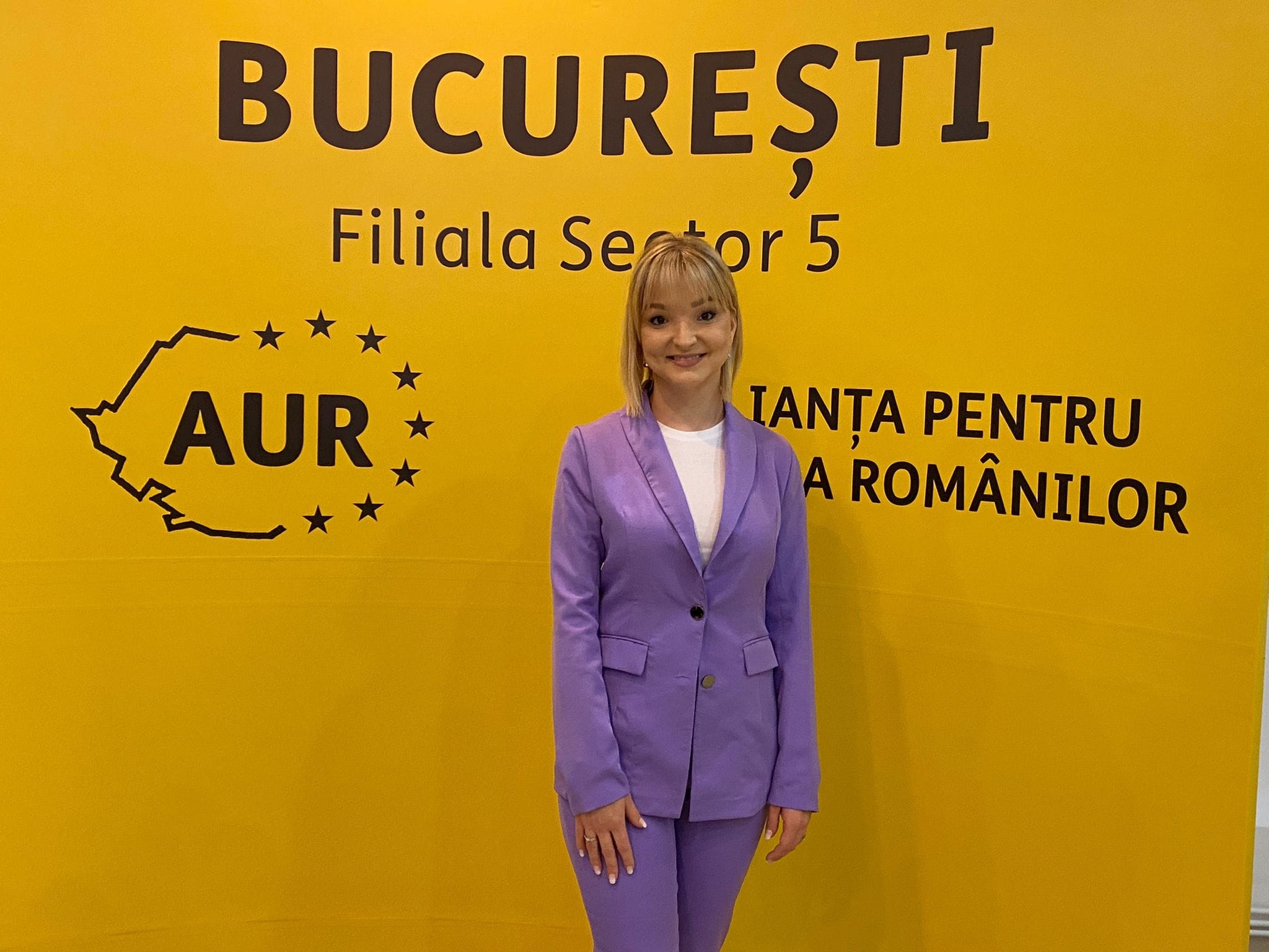 Lidia, fiica cea mare a lui Corneliu Vadim Tudor, candidata AUR la Primăria Sectorului 5 VIDEO