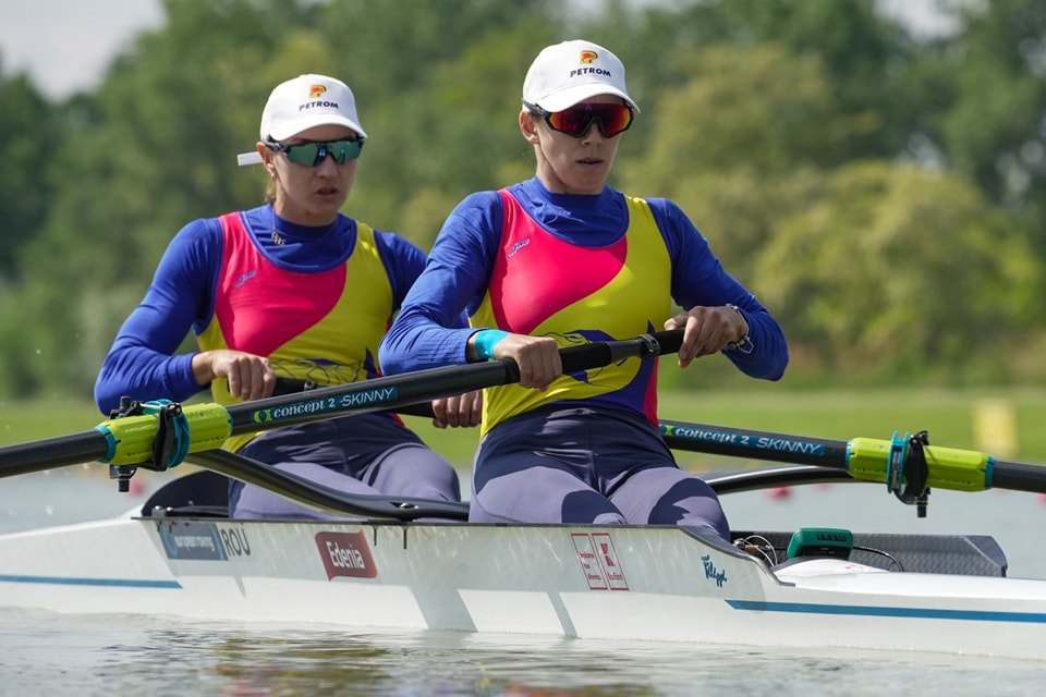România a cucerit aurul în proba de dublu rame feminin, la Campionatele Europene de Canotaj