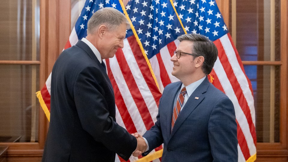 Klaus Iohannis s-a întâlnit la Washington cu președintele Camerei Reprezentanților din cadrul Congresului SUA