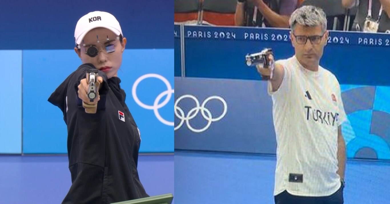 Virali pe internet. Cine sunt Yusuf Dikec și Kim Ye-ji, trăgătorii olimpici care au uluit VIDEO