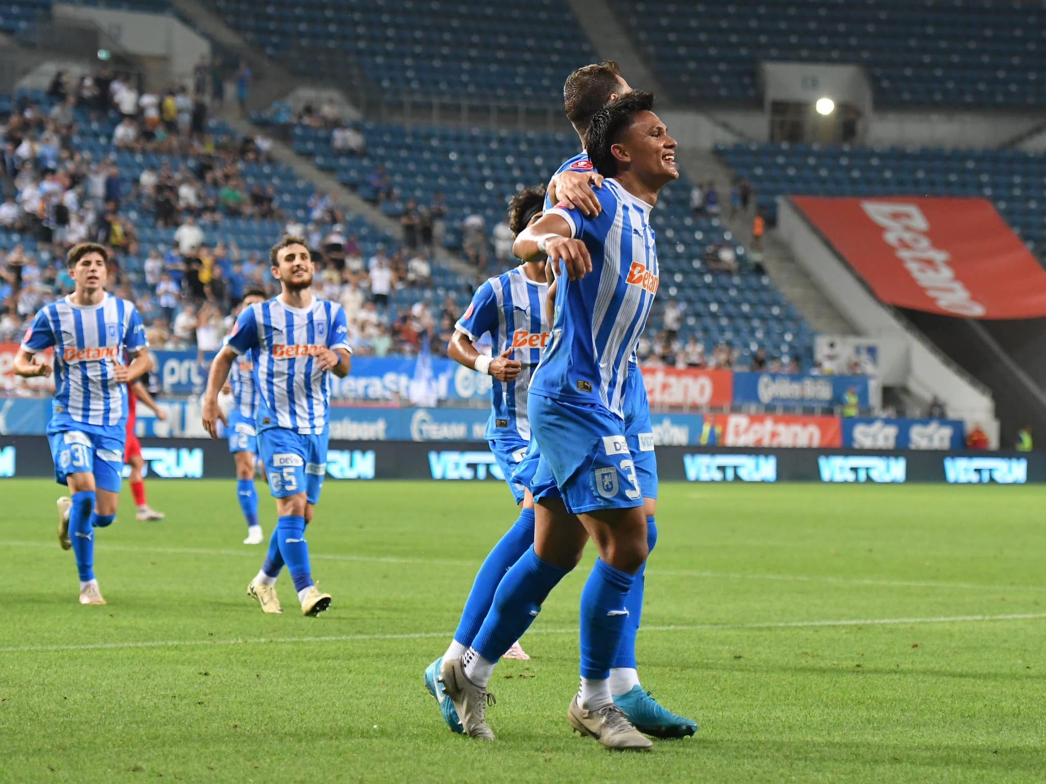 Universitatea Craiova, scorul campionatului. Oltenii sunt lideri în Superliga