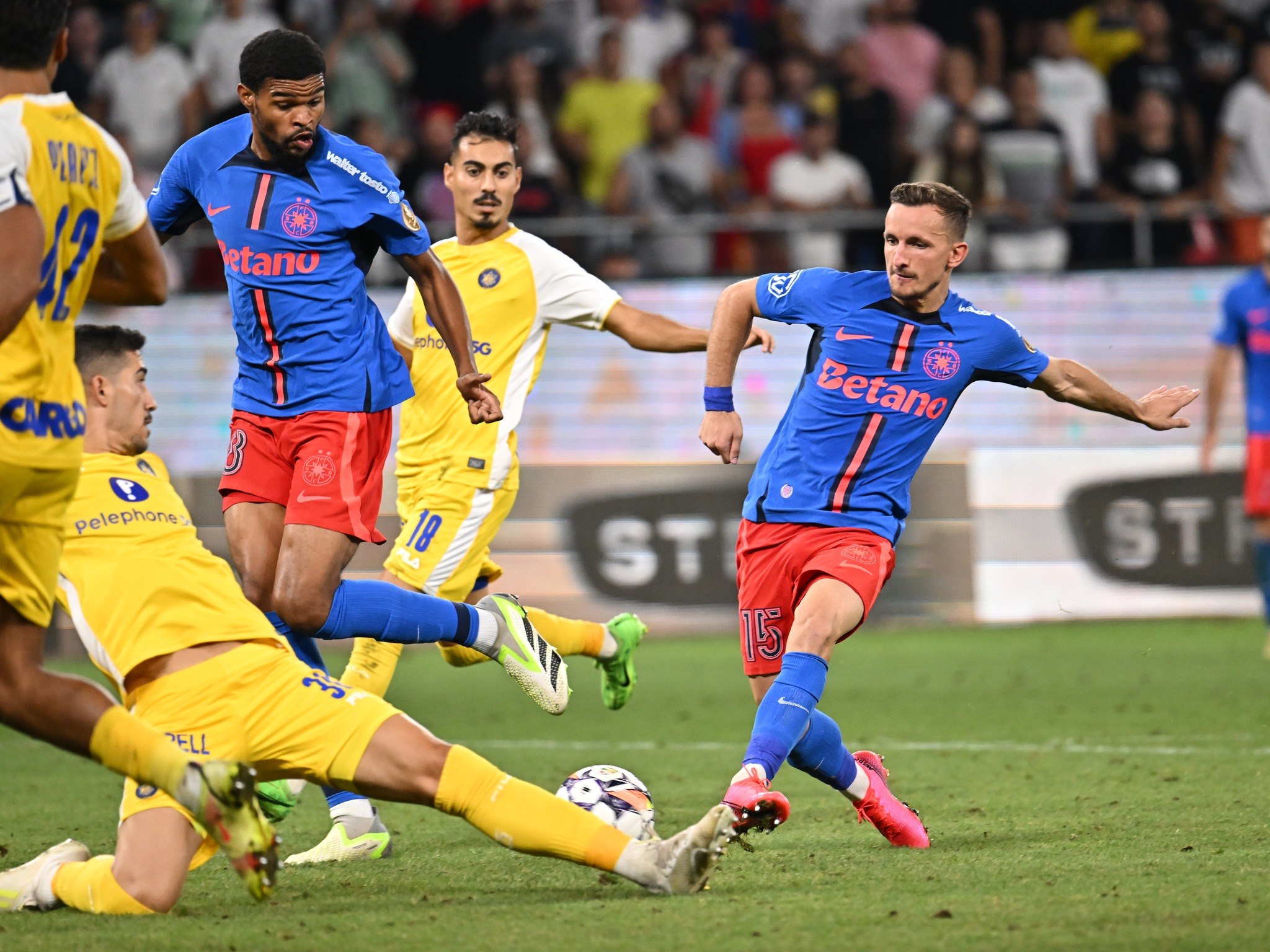 FCSB, start perfect în Europa League. Spectacol cu letonii și e pe locul 2 în grupa de 36 de echipe