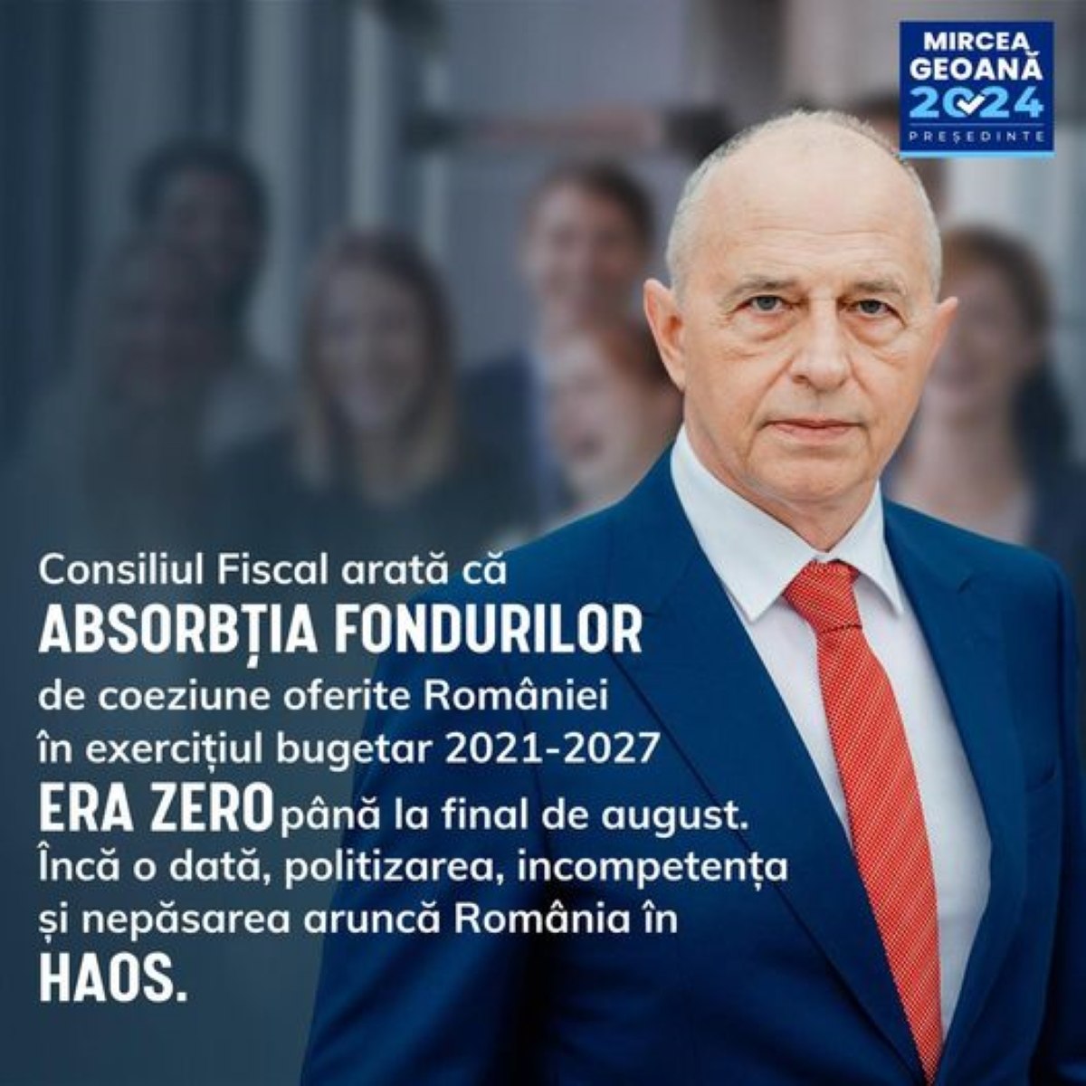 Mircea Geoană, atac la contracandidaţii săi pentru preşedinţie: „A fost nevoie de scandalul din coaliție pentru a afla că absorbția fondurilor europene este zero”