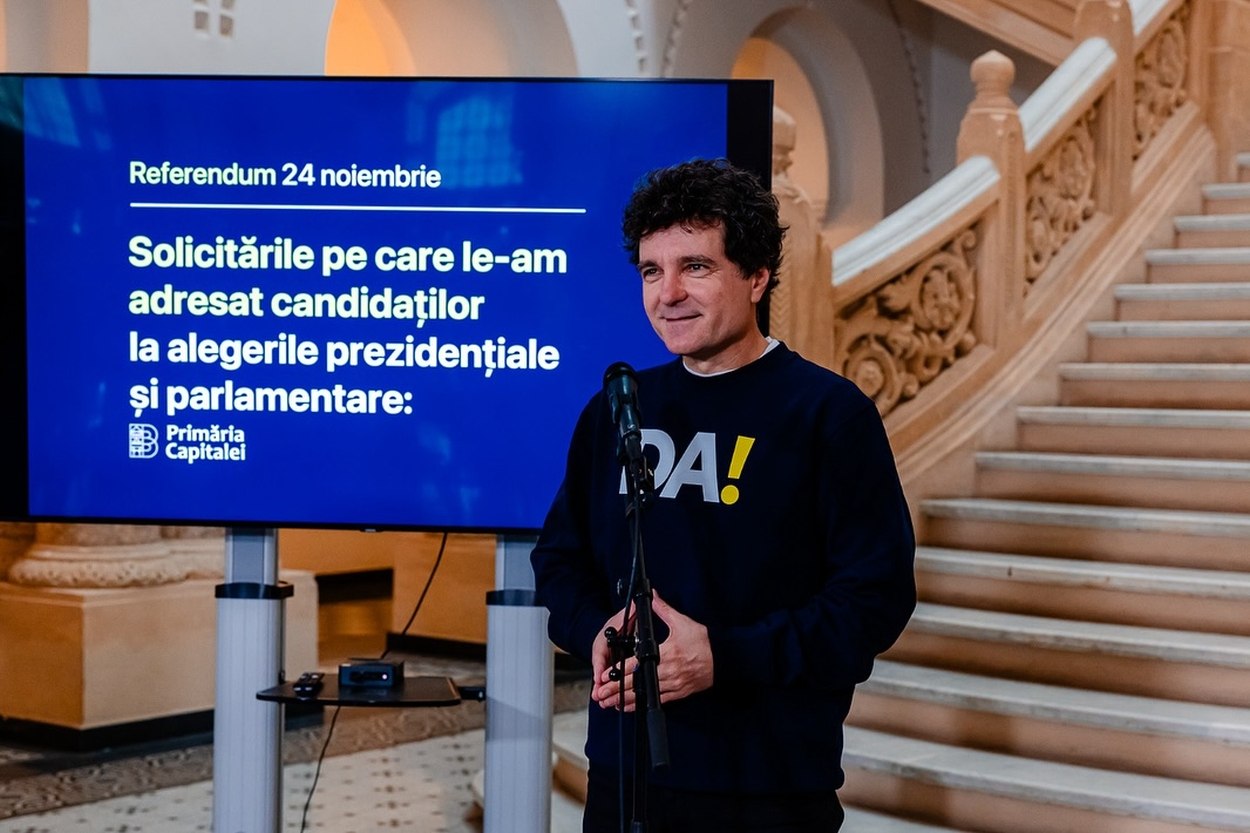 Nicușor Dan speră ca rezultatele referendumului din 24 noiembrie să fie transpuse în legislaţie până în iunie