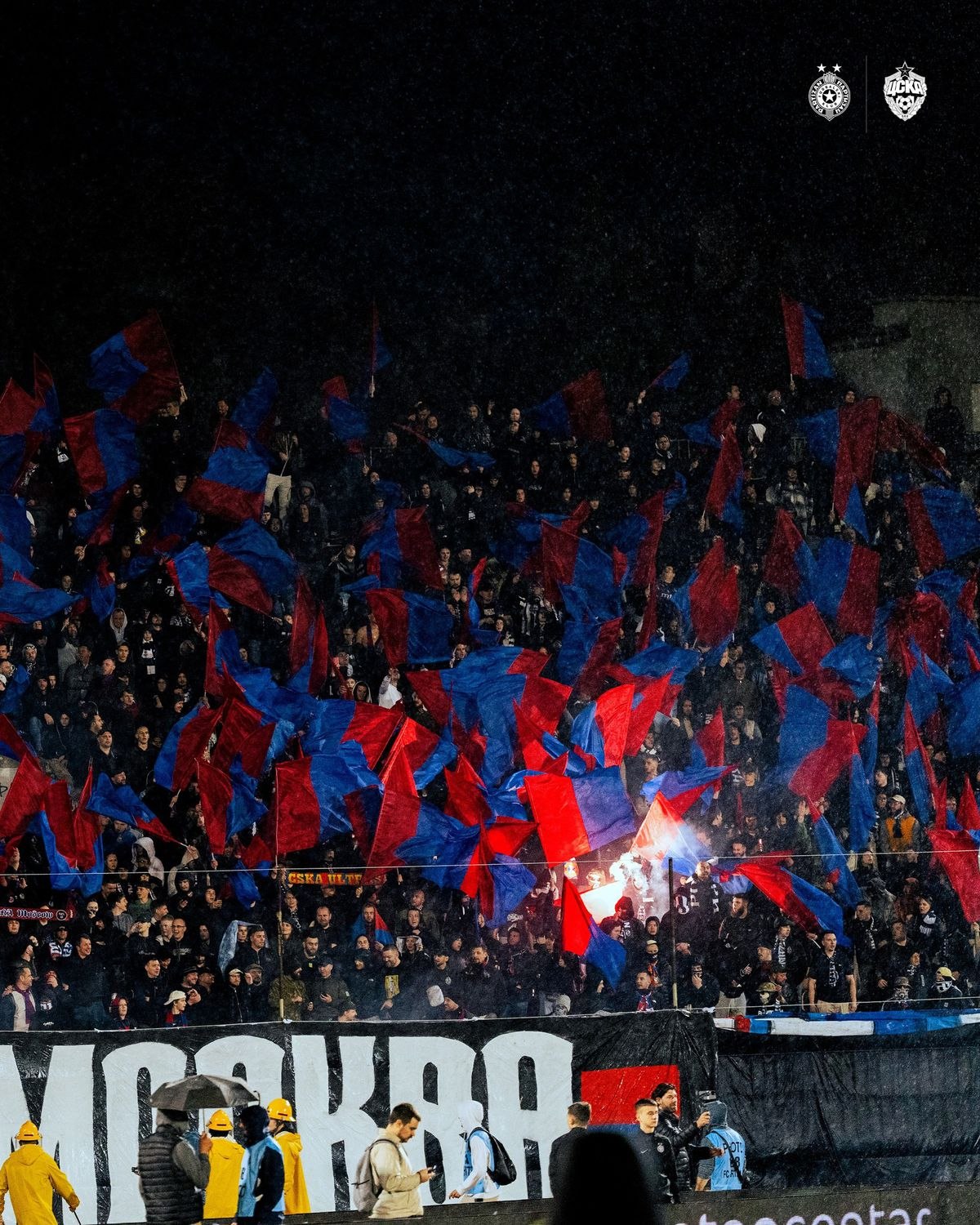 Rusia și Serbia, frăție pe viață! Ce au făcut fanii moscoviți pe străzile din Belgrad, la amicalul Partizan – ȚSKA