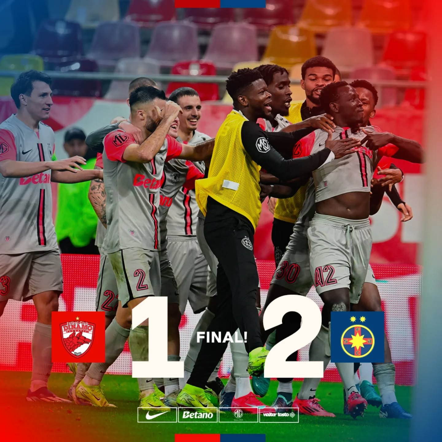 FCSB, a noua victorie la rând cu Dinamo. „Bijuteria” lui Alhassan a adus trei puncte vitale în contul roș-albaștrilor