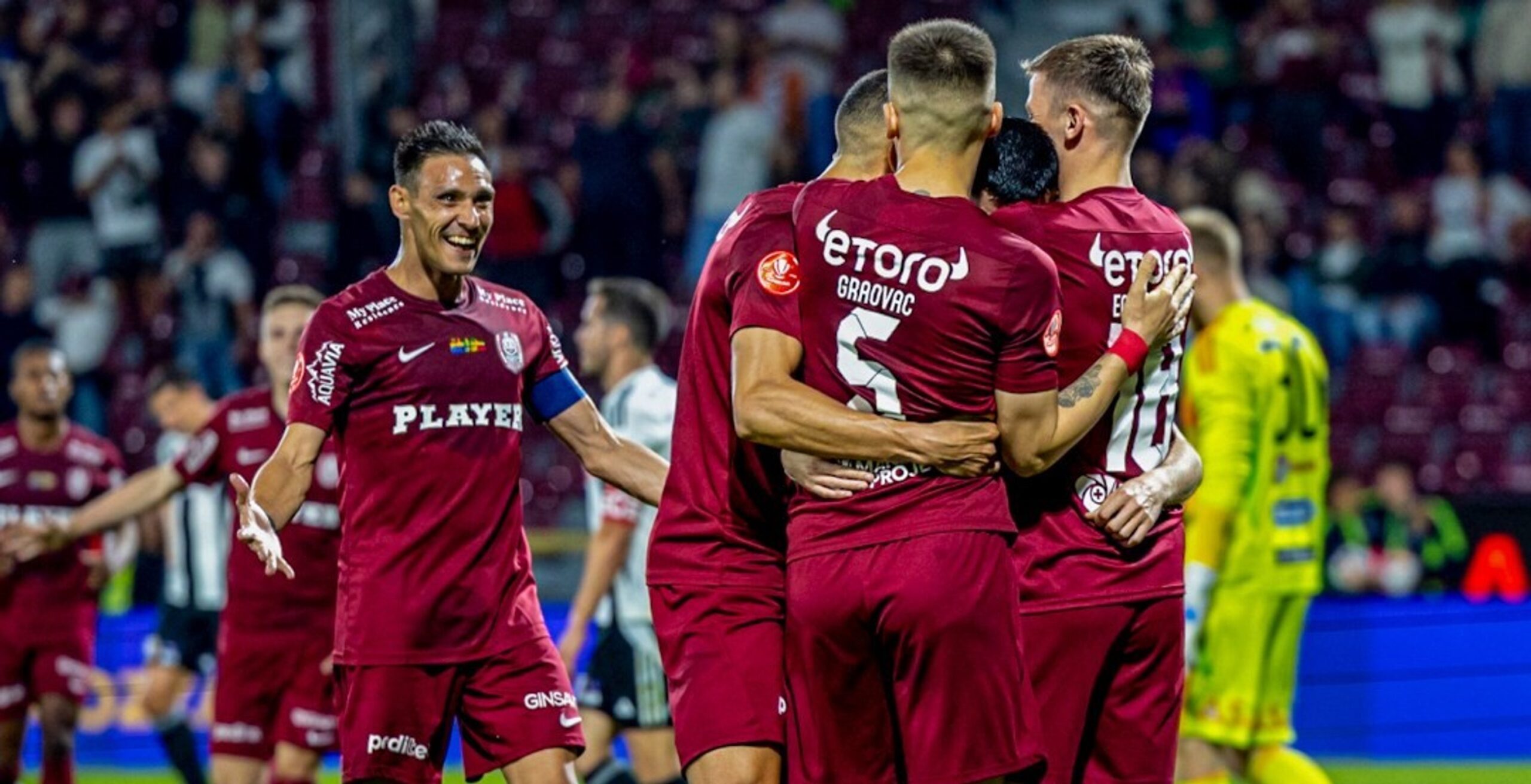 CFR Cluj amână sărbătoarea FCSB. Ardelenii animă lupta la titlu după ce au rupt „blestemul” din fața Universității