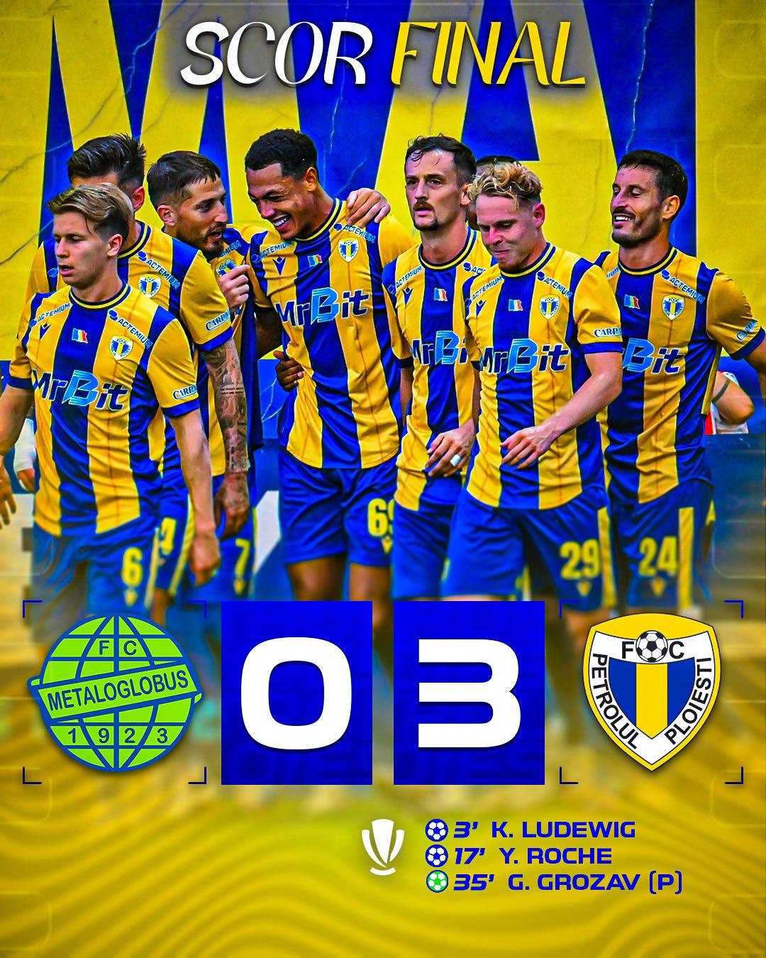 Petrolul obține prima victorie în Superligă, după ce a dat de pământ cu Metaloglobus