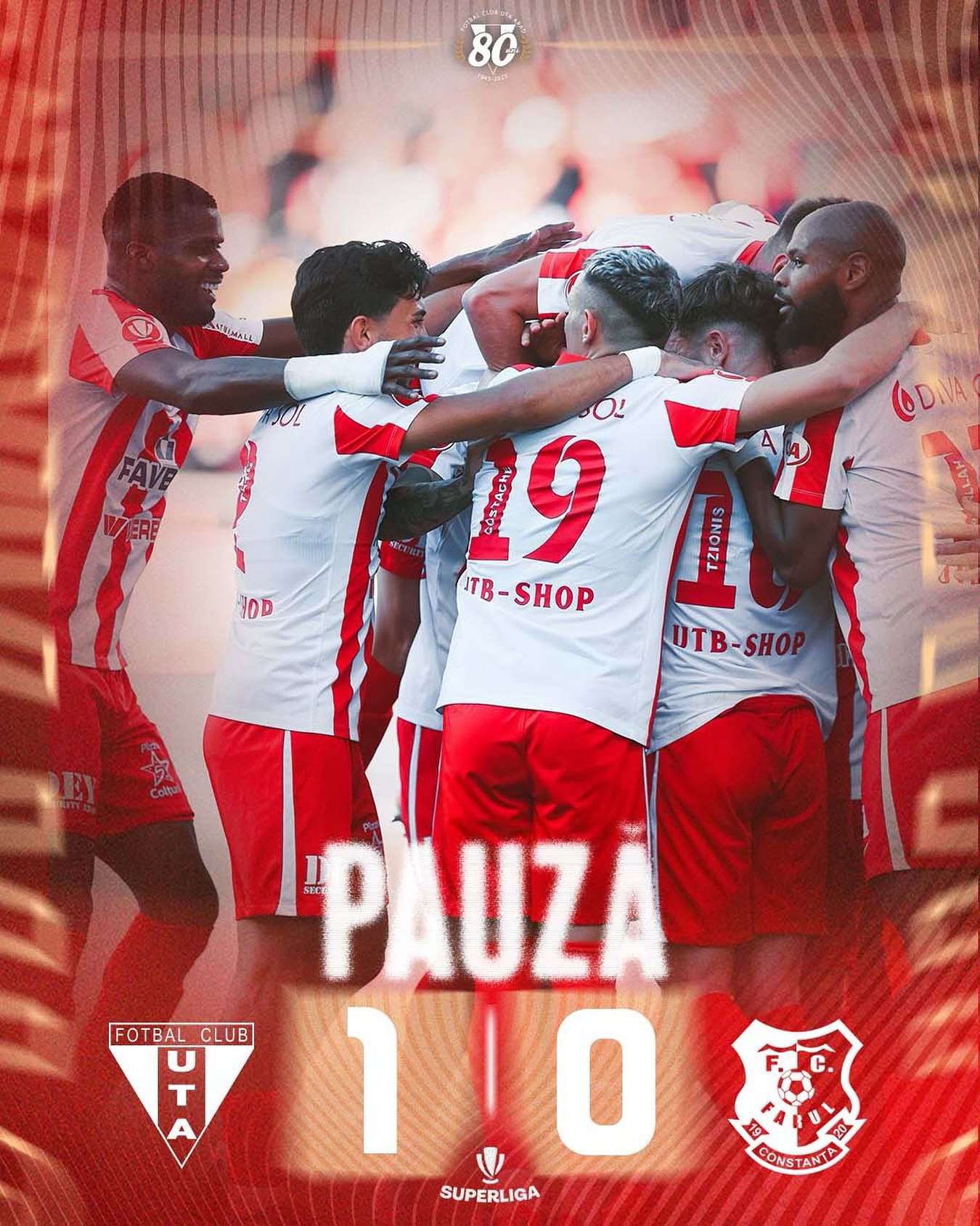 UTA Arad, lider surprinzător în Superliga, după ce a învins pe Farul lui Gică Hagi