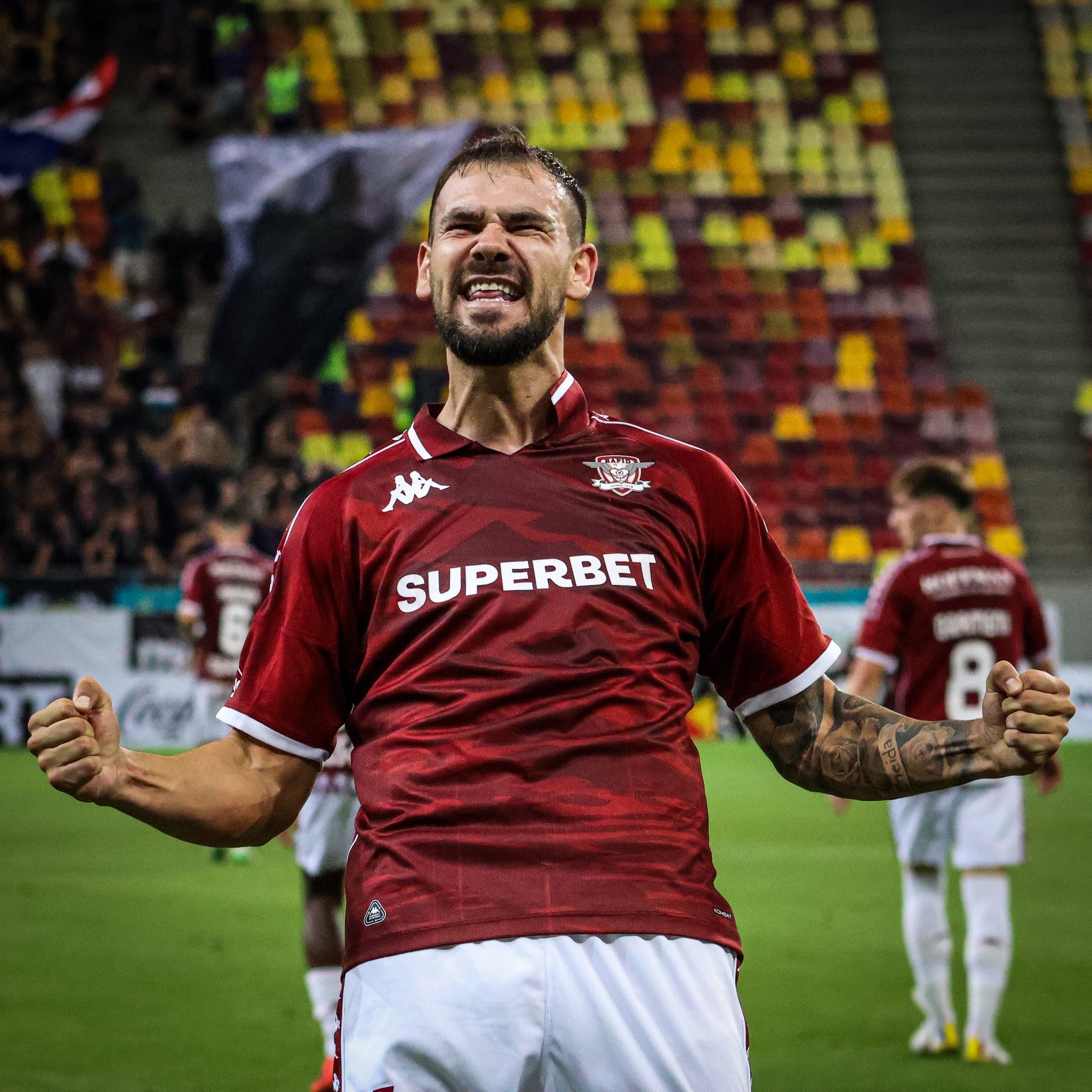Rapid îi suflă-n ceafă Universității Craiova. Victorie chinuită pentru giuleșteni, care urcă pe locul 2 în Superliga