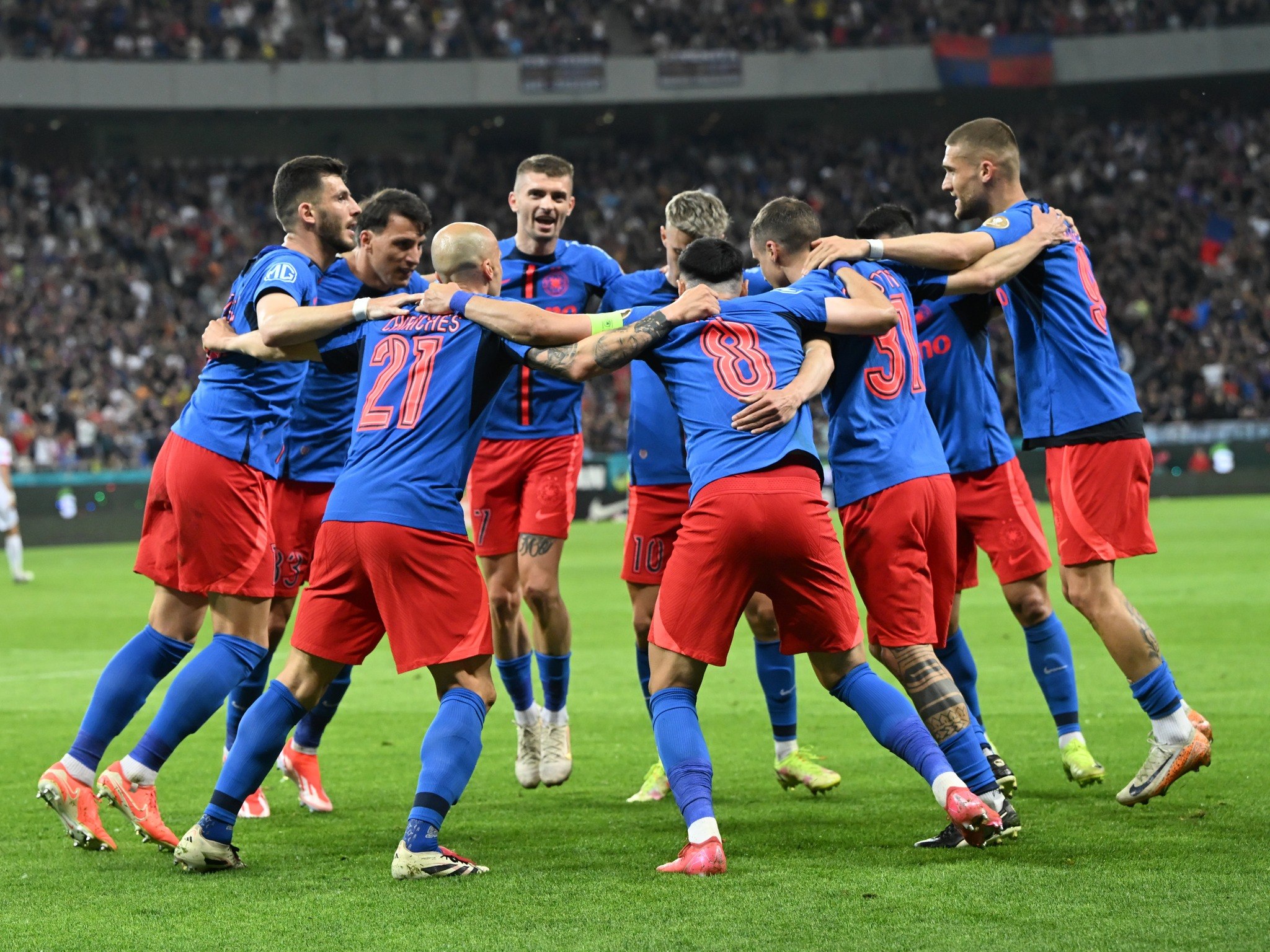 FCSB, recital pe Arena Națională. Campioana merge în grupa Europa League, după ce a dat de pământ cu scoțienii de la Aberdeen