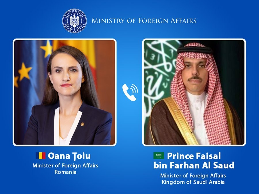 Oana Țoiu, discuții cu omologii din Arabia Saudită, Qatar și Oman, pe fondul tensiunilor din Orientul Mijlociu. Ce se întâmplă cu românii din zonele de conflict