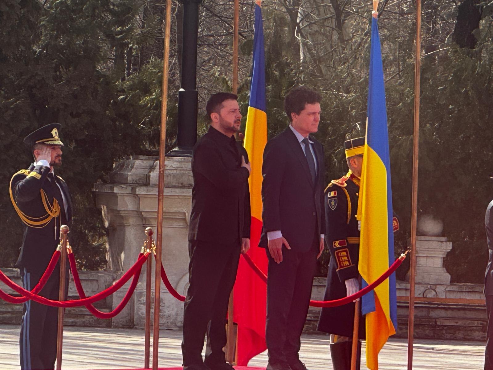 Vizita lui Volodimir Zelenski stabilește un parteneriat strategic între Ucraina și România. Vor fi semnate trei documente SURSE