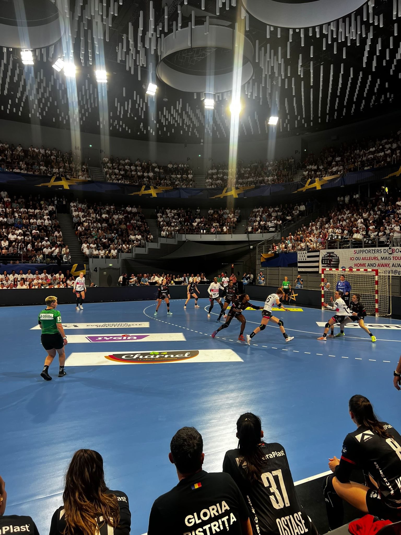 Gloria Bistrița iese cu capul sus din Liga Campionilor la handbal. Prestație onorabilă pe terenul lui Brest