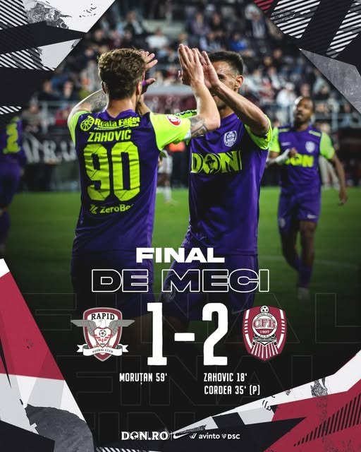 Rapid este ciuca bătăilor! A pierdut și cu CFR Cluj, iar tensiunea este la cote uriașe în Giulești