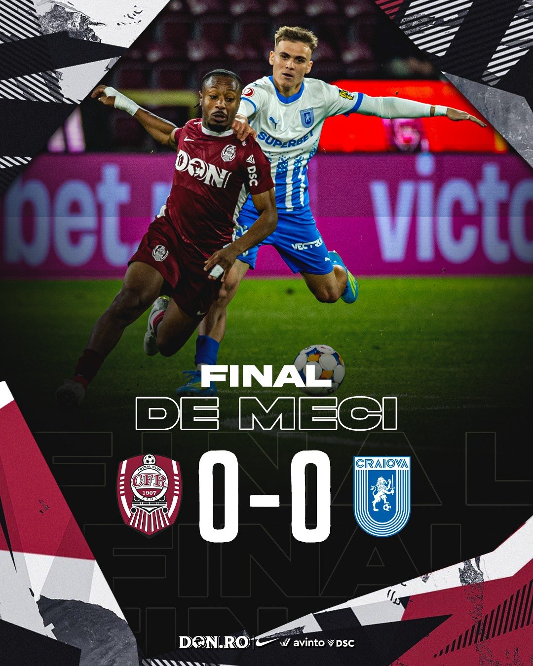 CFR Cluj dă cu piciorul titlului, după o evoluție lamentabilă. Craiova joacă „finala” campionatului etapa viitoare