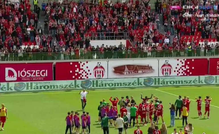 Sepsi OSK revine în Superliga! A fost sărbătoare mare la Sfântu Gheorghe, cu patronul Laszlo Dioszegi în prim plan
