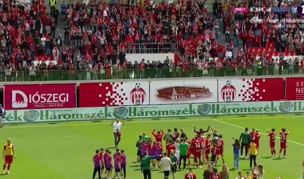 Sepsi OSK revine în Superliga! A fost sărbătoare mare la Sfântu Gheorghe, cu patronul Laszlo Dioszegi în prim plan