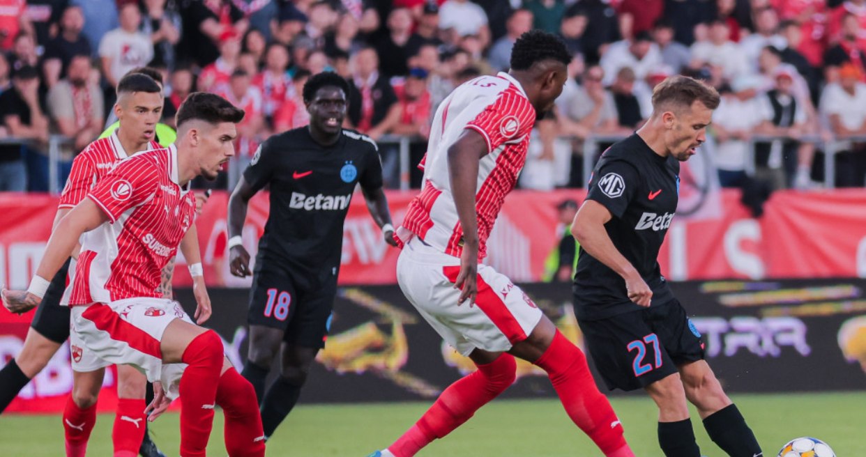 Derby interzis cardiacilor: FCSB a obținut biletul pentru Europa! 2-1 cu Dinamo, într-un baraj decis în prelungiri