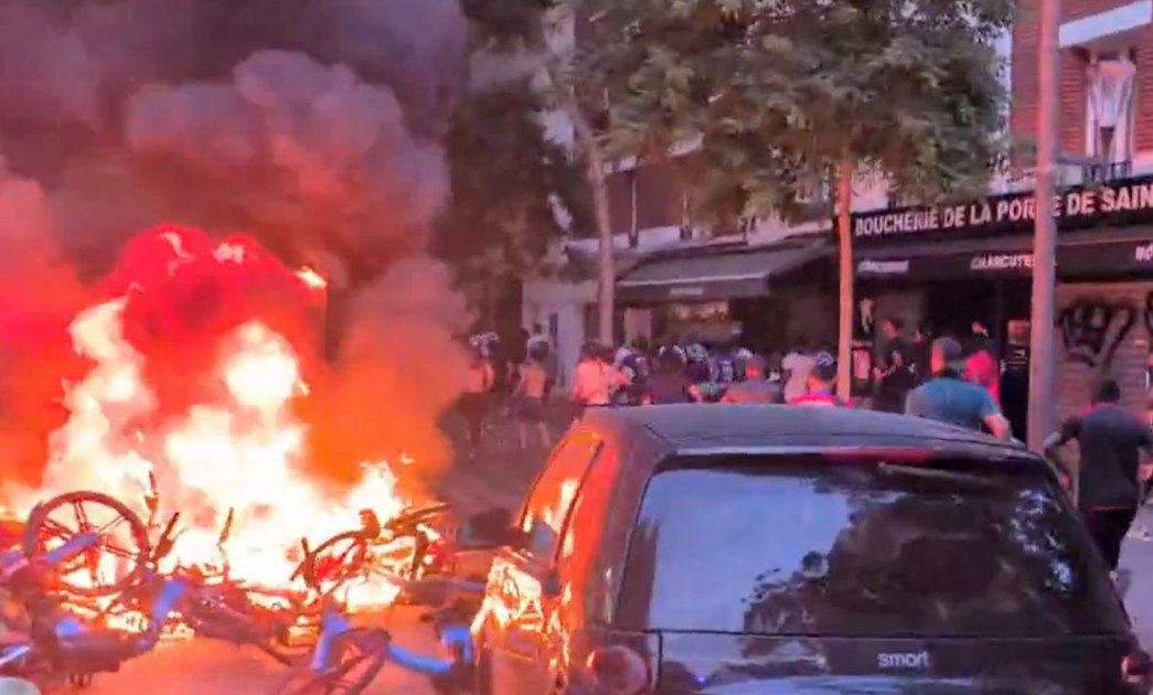 Scene de groază după finala UCL! Capitala Franței a fost distrusă de suporteri: 426 arestări, incendii și polițiști răniți