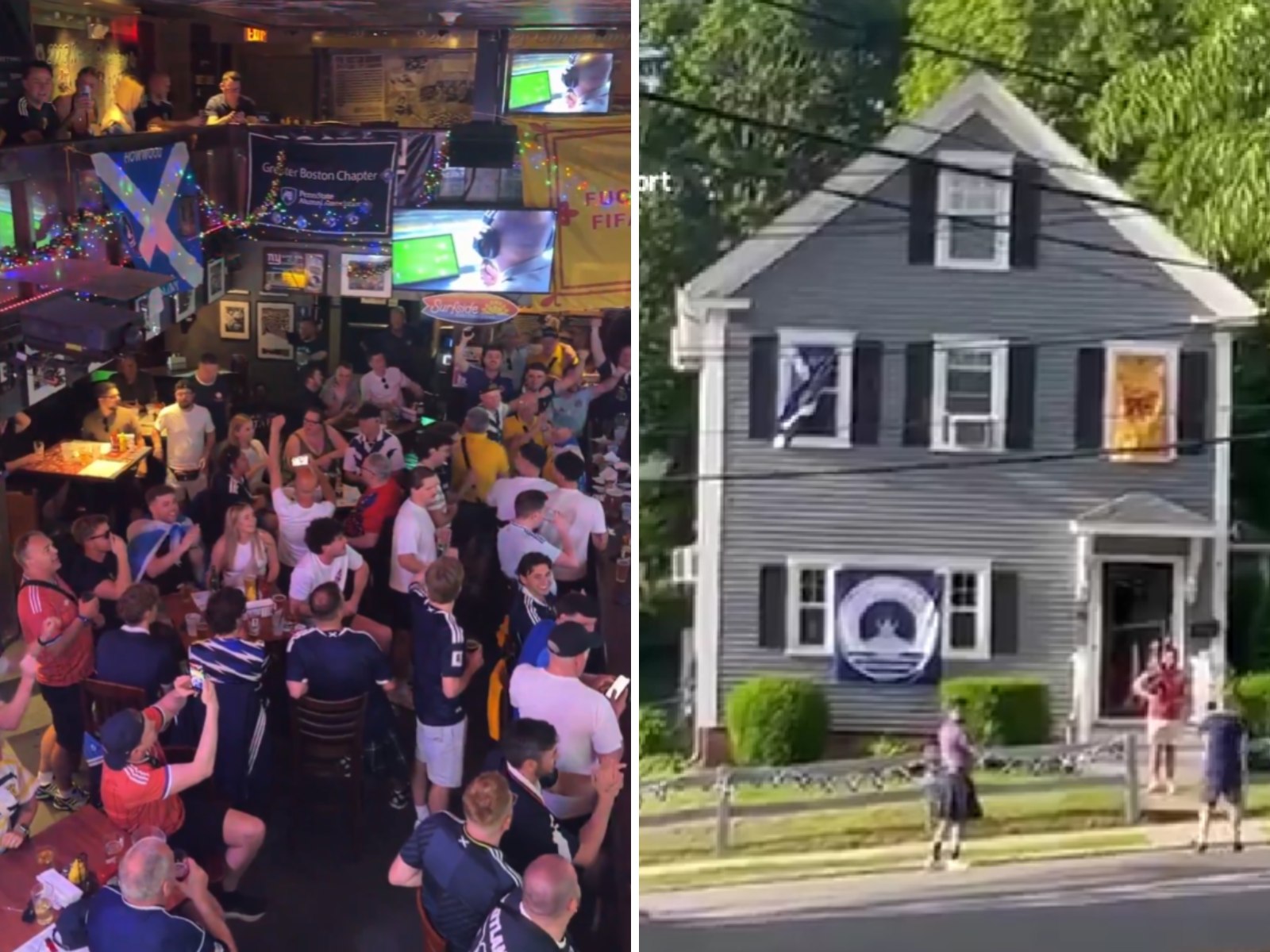 Invazie scoțiană la Mondial. Fanii au golit puburile din Boston de bere și și-au trezit vecinii cu cimpoiul