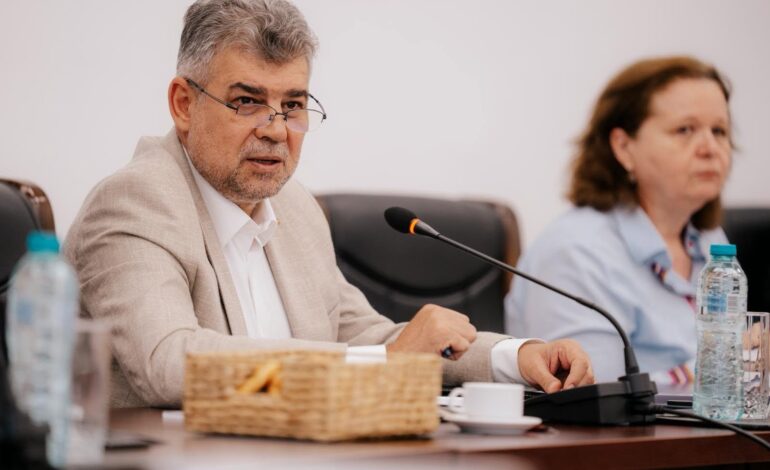 Marcel Ciolacu, ales preşedinte al Consiliului pentru Dezvoltare Regională Sud-Est