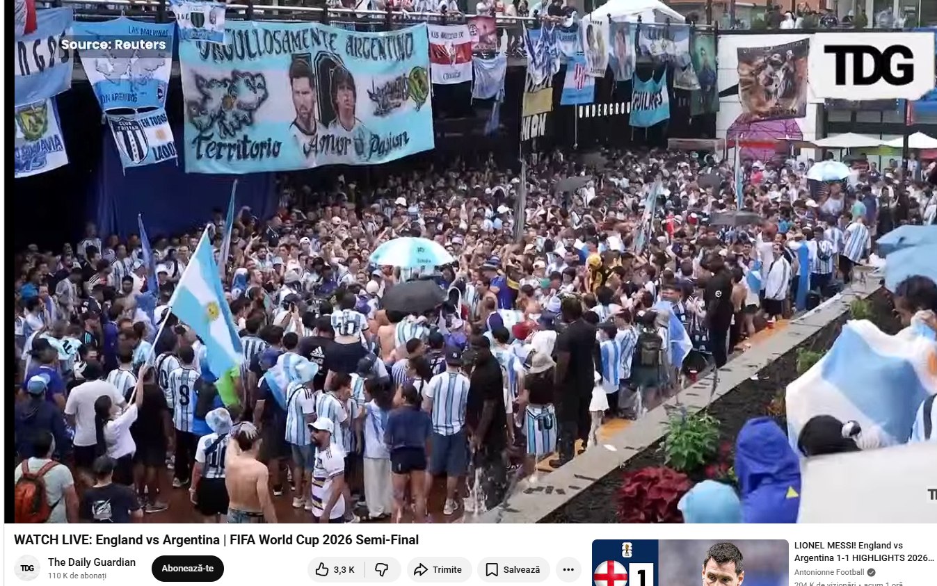 Extaz în Argentina după calificarea în finala Cupei Mondiale de fotbal 2026. Victoria dramatică împotriva Angliei, sărbătorită în stradă