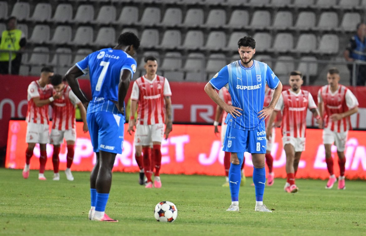 Dinamo a răpus campioana României. Șase goluri, cu oltenii rămași în 10 după o primă repriză infernală în care au fost conduși