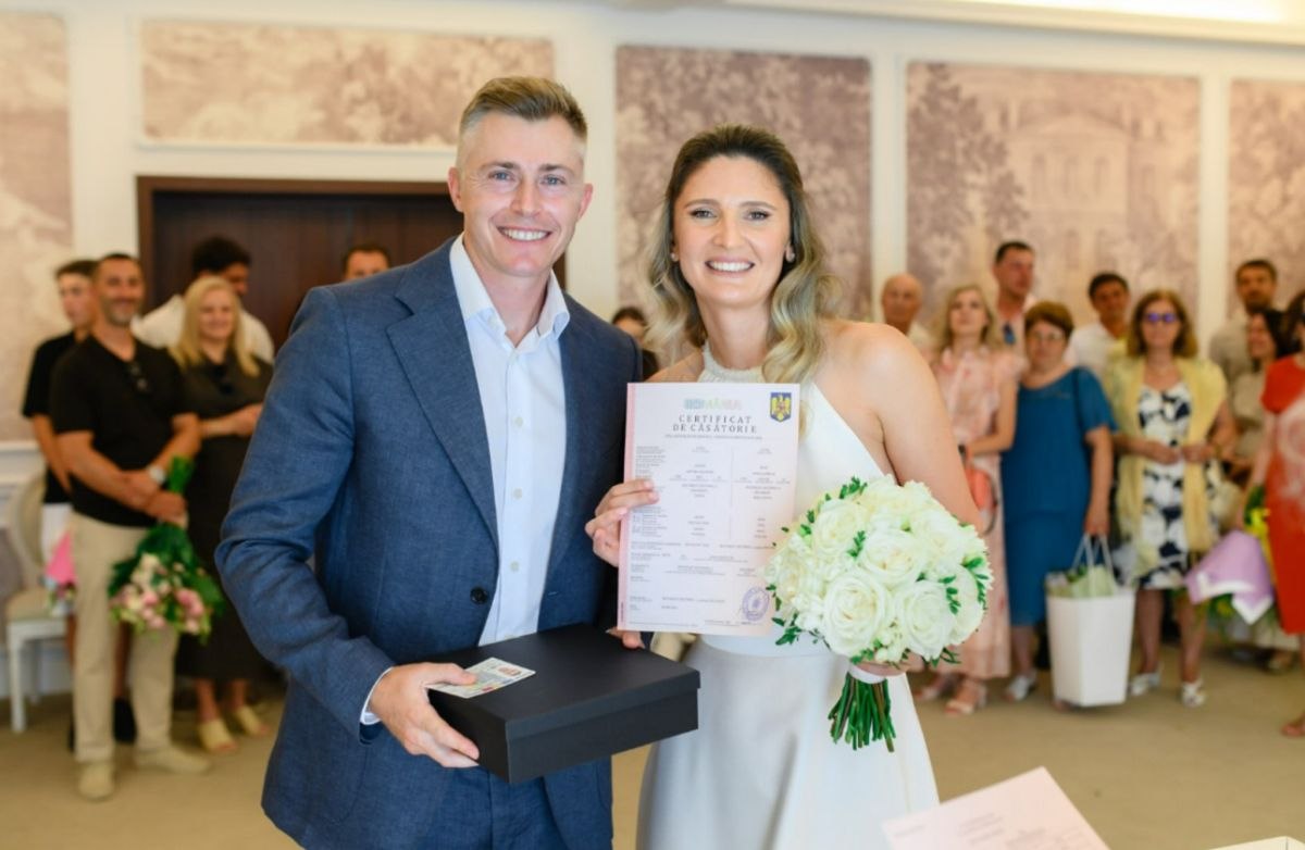 Nuntă în tenisul românesc. Irina Begu s-a căsătorit cu antrenorul ei, fost jucător de Top 100 ATP