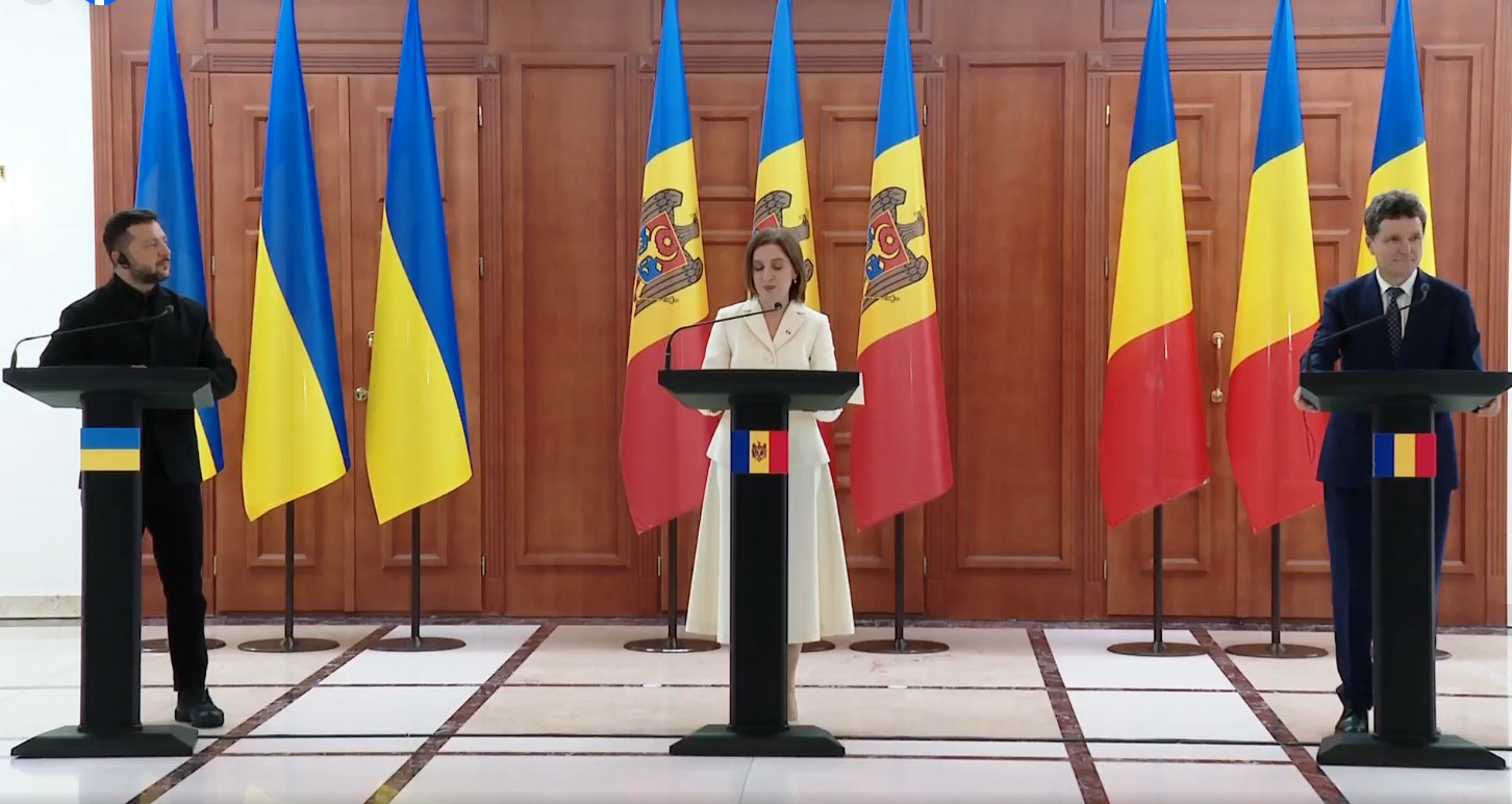 Maia Sandu, Zelenski și Nicușor Dan, mesaj de la Chișinău. „Independenţa înseamnă că ai lumină şi căldură în casă indiferent ce se decide la Moscova”