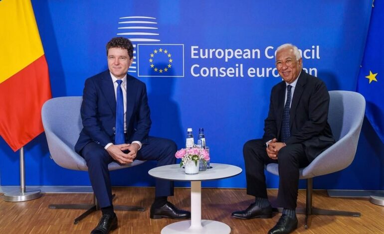 Nicușor Dan îl primește joi la Cotroceni pe președintele Consiliului European, António Costa