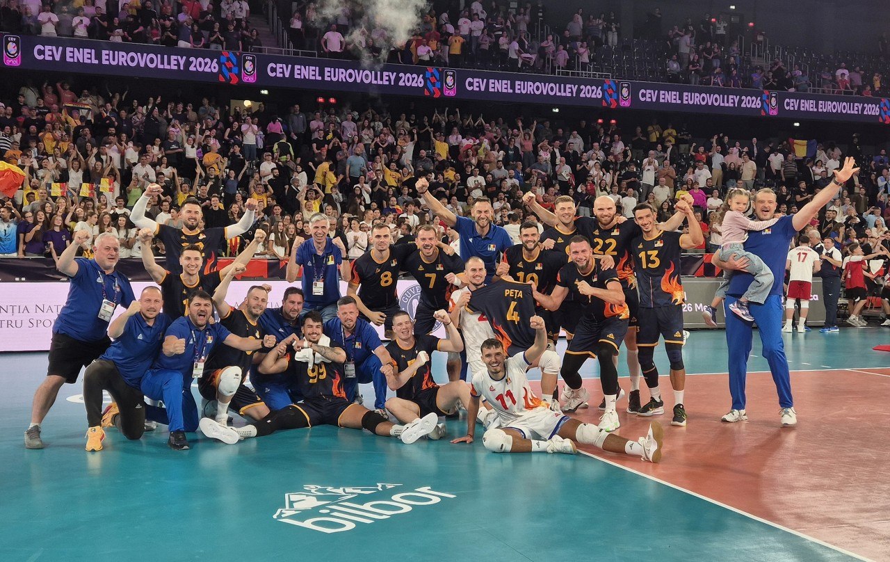România a învins Turcia și s-a calificat în „optimile” Campionatului European de volei!