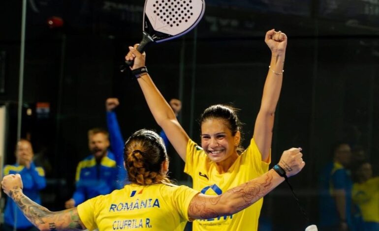 Performanță istorică în padel: România, în sferturile turneului european de calificare la Cupa Mondială